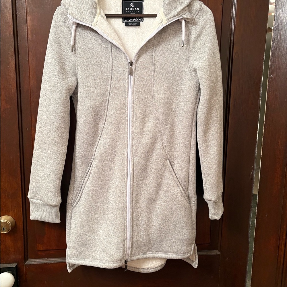 Kyodan Heather Gray Women's Utility Jacket with Hood
